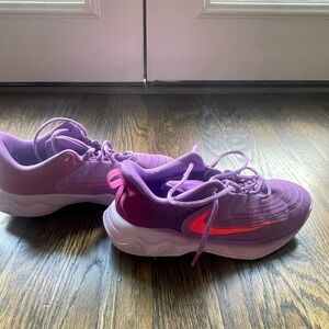 Youth Nike Purple and Pink sneakers